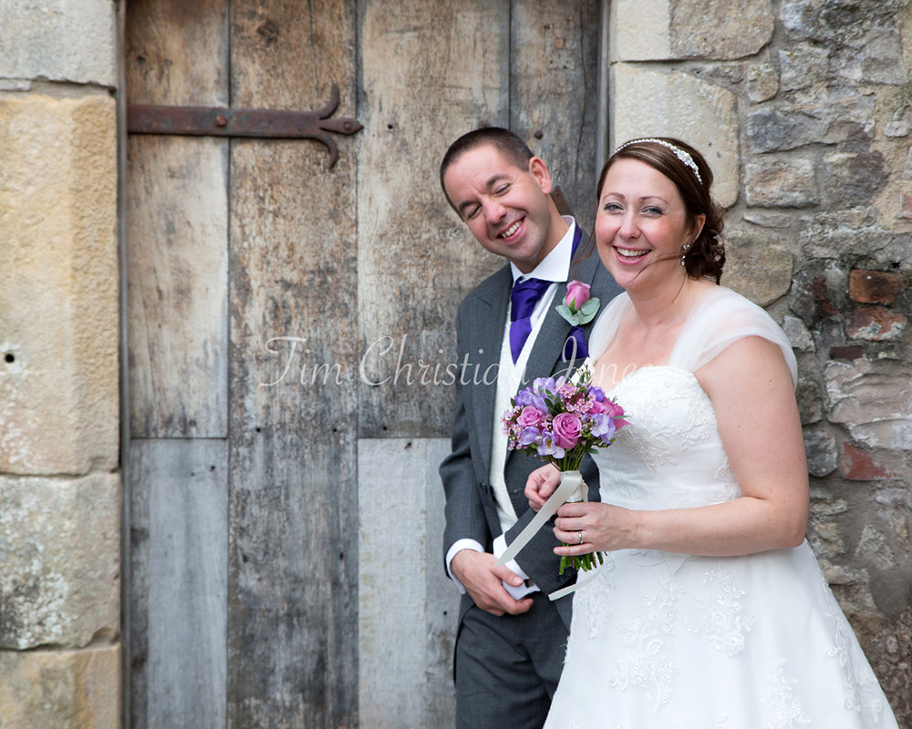 Candid couple portrait at a Leeds wedding venue — relaxed, natural, and completely at ease.