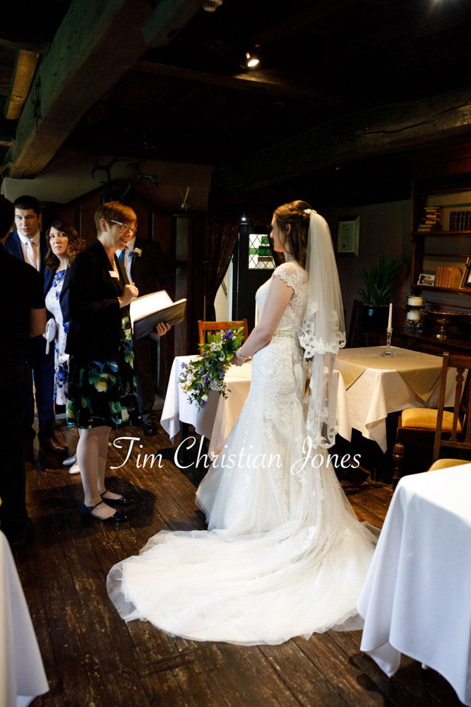 Yorkshire Wedding Romance at The Priest’s House – Jane & Callum 5 005 bride wedding dress with registrar jc