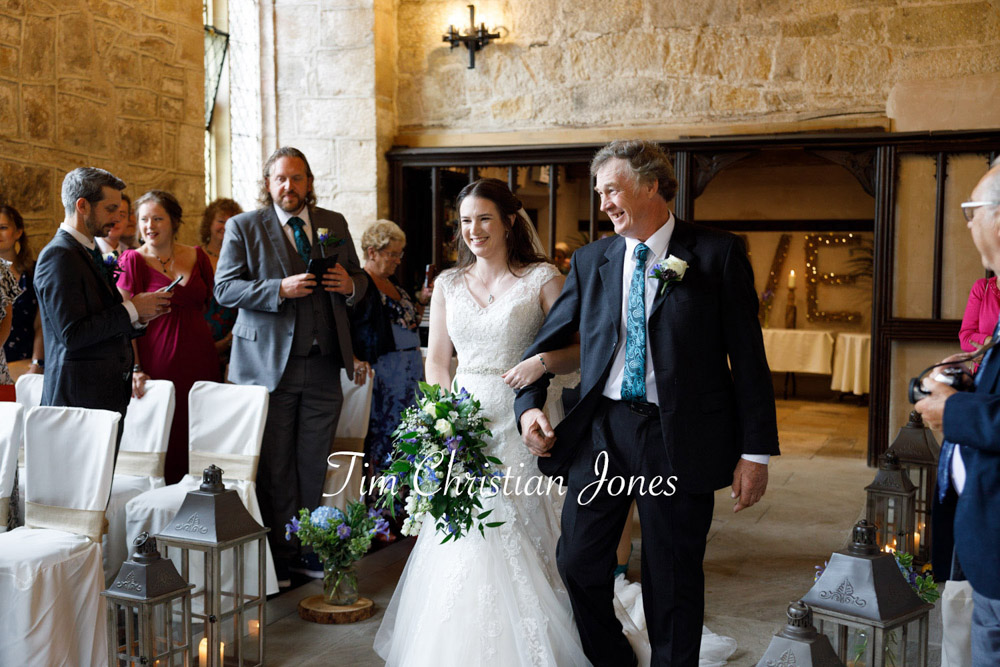 Yorkshire Wedding Romance at The Priest’s House – Jane & Callum 10 010 entrance bride father jc