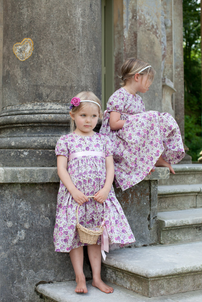 Cute bridesmaids in a world of their own