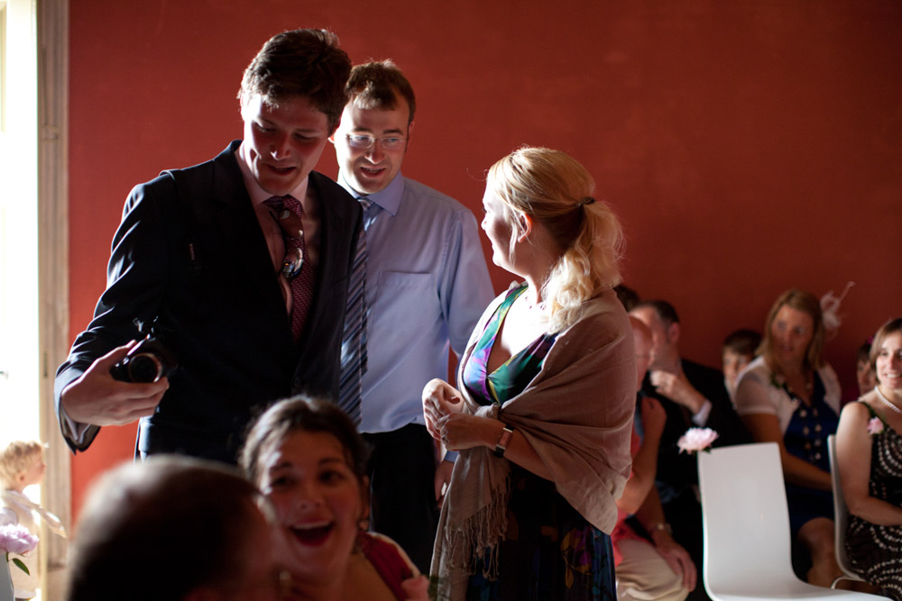 Guests inside the Templa