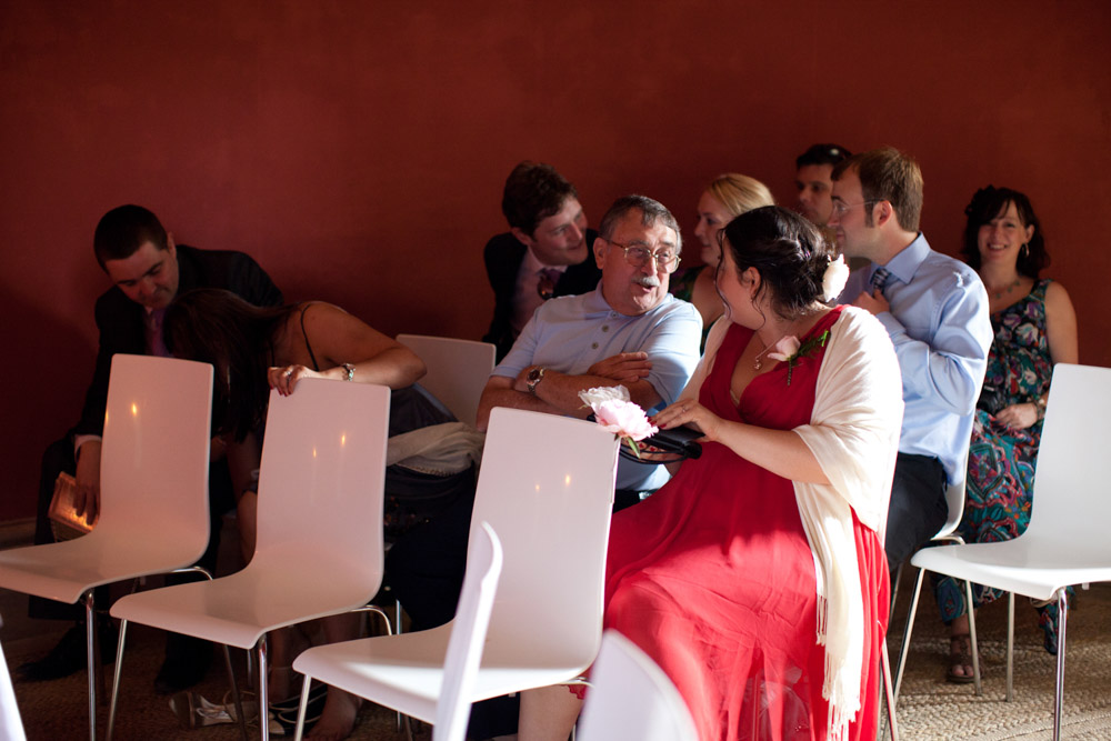 Guests chatting togather