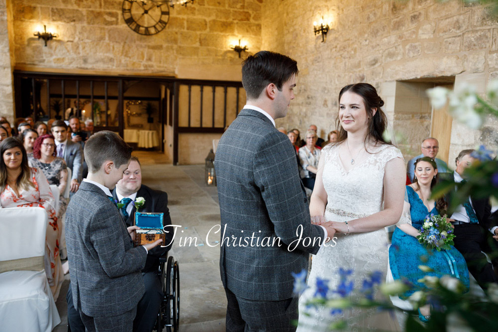 Yorkshire Wedding Romance at The Priest’s House – Jane & Callum 14 014 wedding ceremony moment at the priests house jc