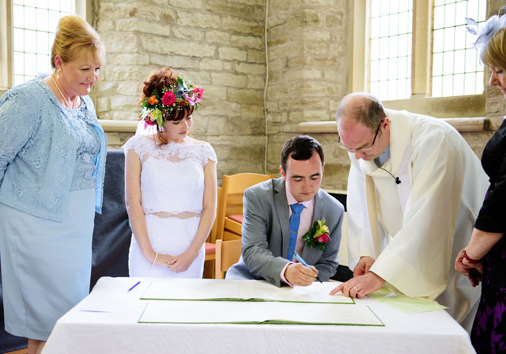 023 st pauls church armitage bridge summer wedding