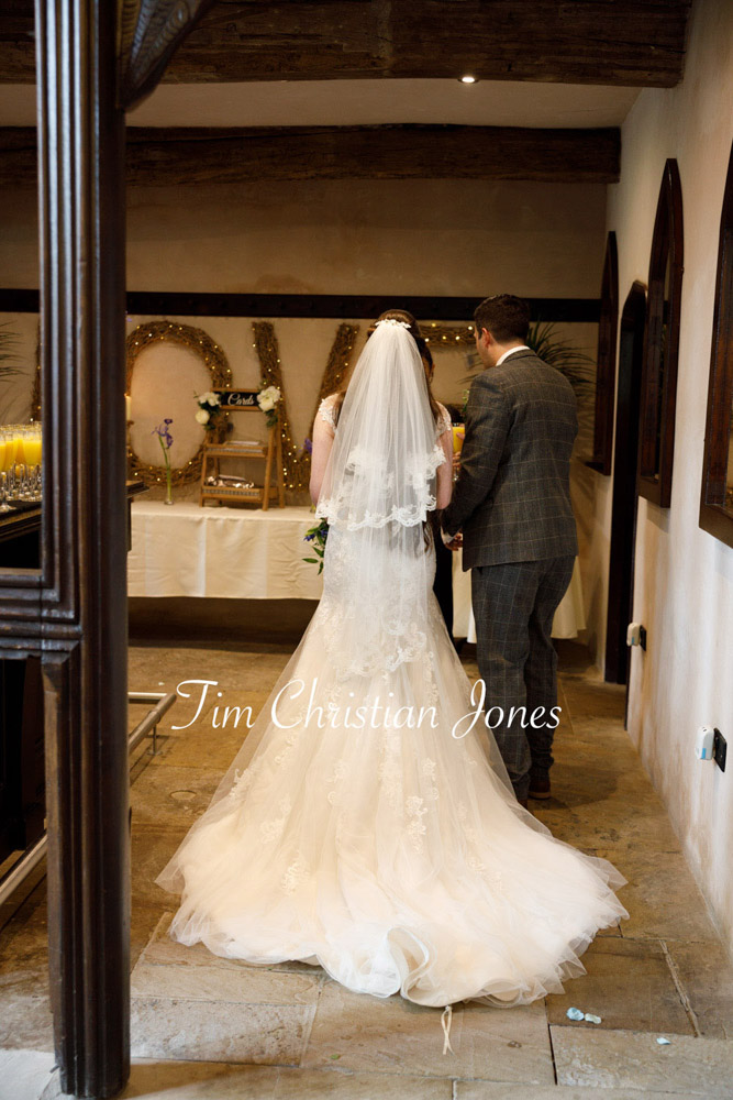Yorkshire Wedding Romance at The Priest’s House – Jane & Callum 32 032 bride dress train detail barden tower wedding jc
