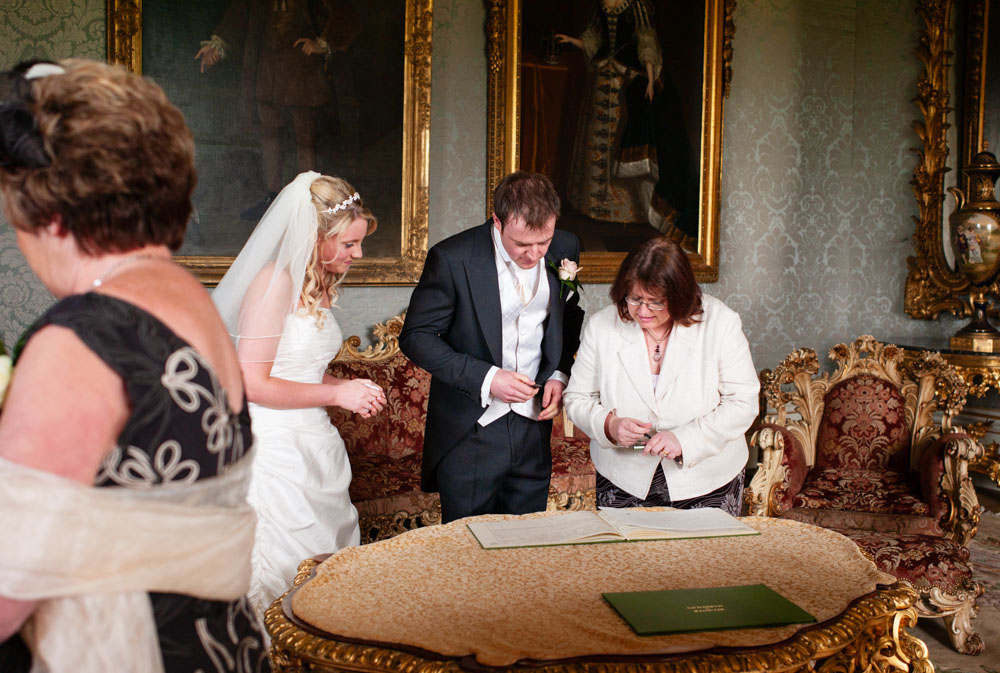 041 allerton castle wedding ceremony vicky lee 1
