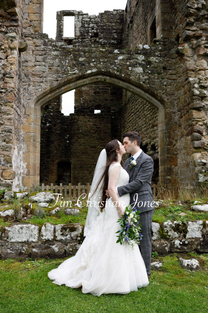 Yorkshire Wedding Romance at The Priest’s House – Jane & Callum 59 059 romantic wedding photo tower ruins priests house jc