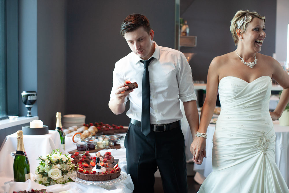 Sam & Tim’s Yorkshire Wedding at The KP Club – Leeds Wedding Photography 69 069 kp club wedding breakfast cake