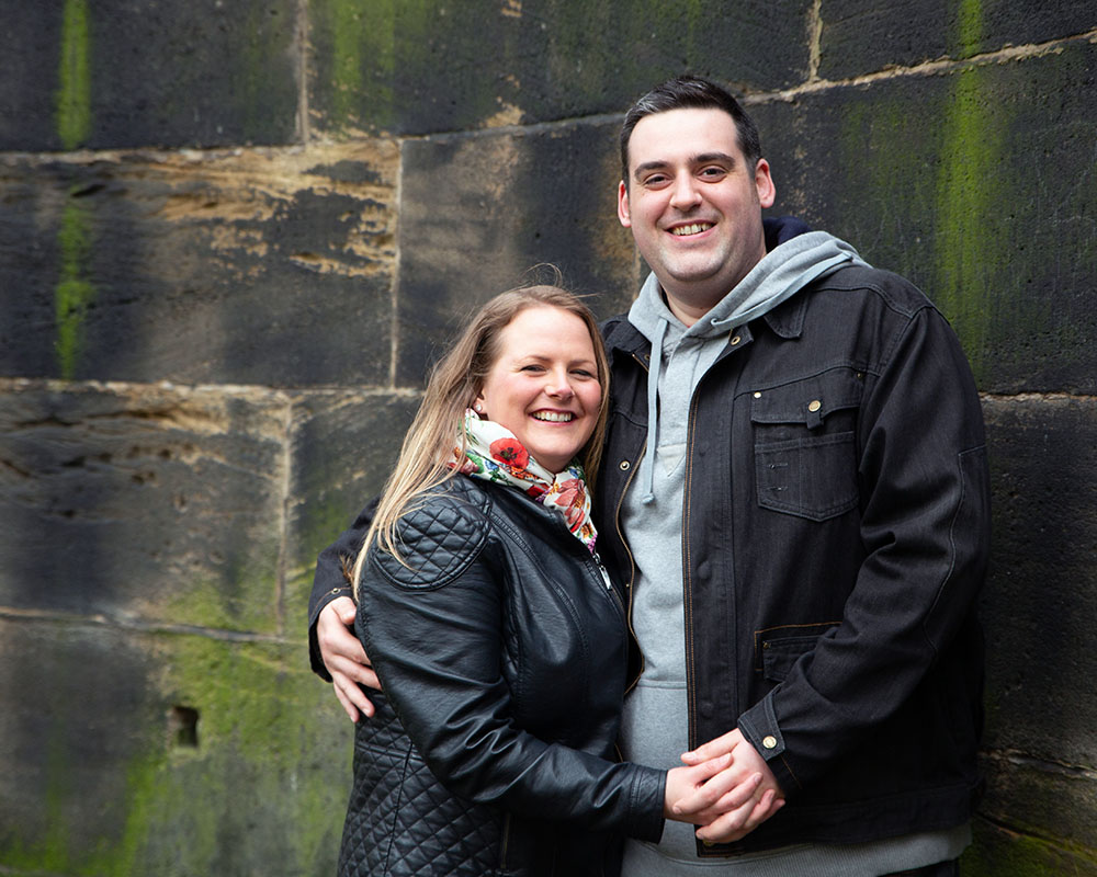 Personality-Filled Engagement Photography – Leeds & Yorkshire 18 08 leeds engagement kirkstall abbey lisa oliver smiles