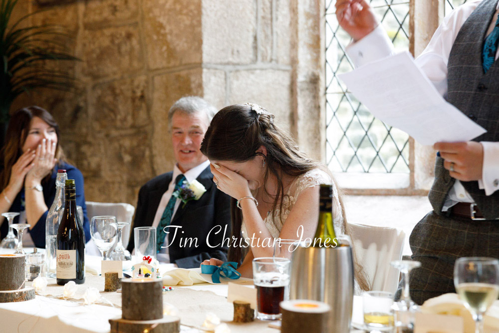 Yorkshire Wedding Romance at The Priest’s House – Jane & Callum 89 089 emotional bride groom speech reaction jc