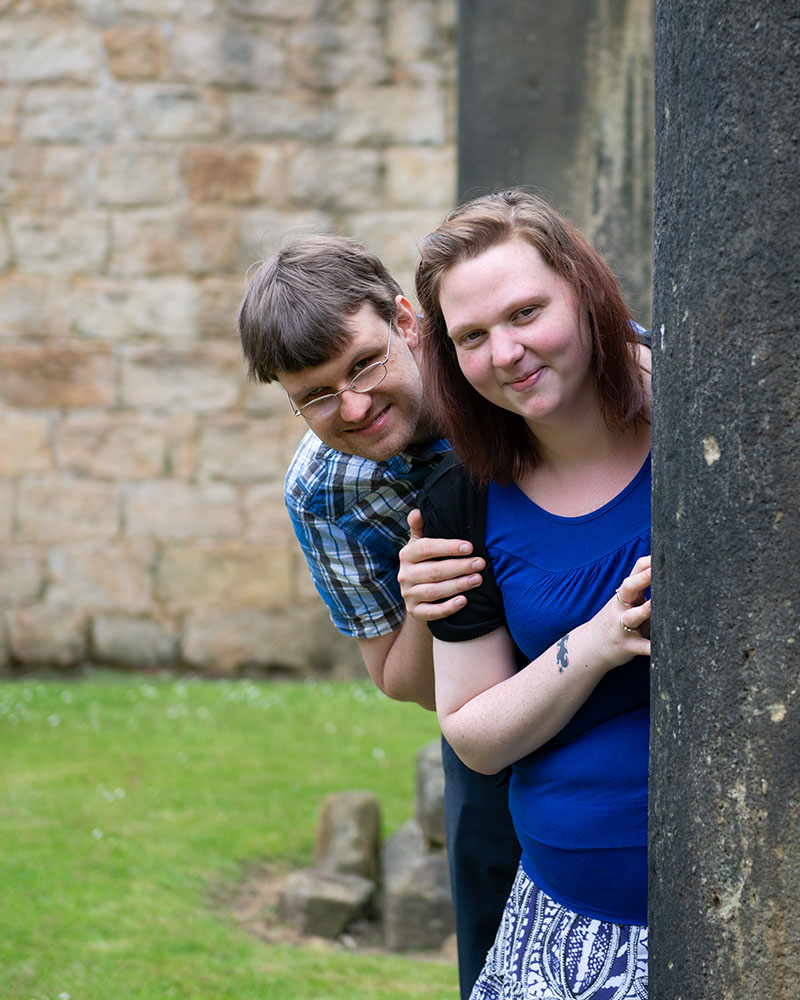 Personality-Filled Engagement Photography – Leeds & Yorkshire 22 12 leeds engagement kirkstall abbey rachel robert fun