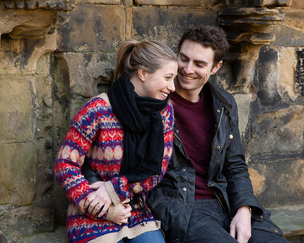 Personality-Filled Engagement Photography – Leeds & Yorkshire 3 14 leeds engagement kirkstall abbey zoe andrew smiles