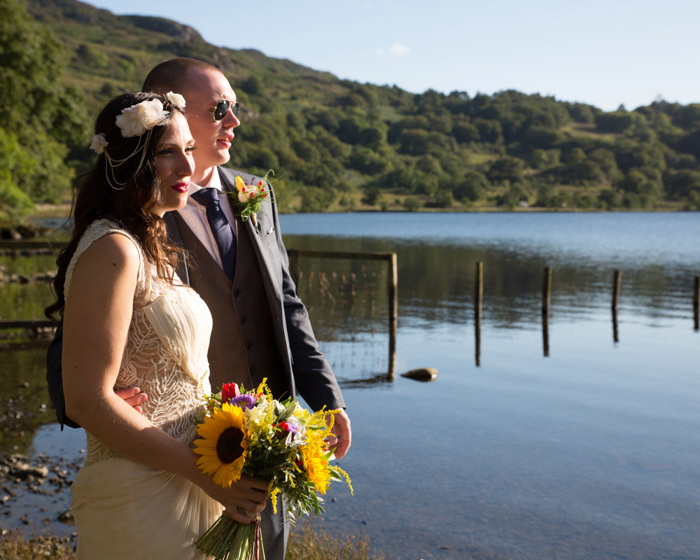 Leeds Wedding Photographer | Candid, Warm & Wonderfully Real 1 Romantic sunset portrait captured by Leeds wedding photographer at Yorkshire wedding.