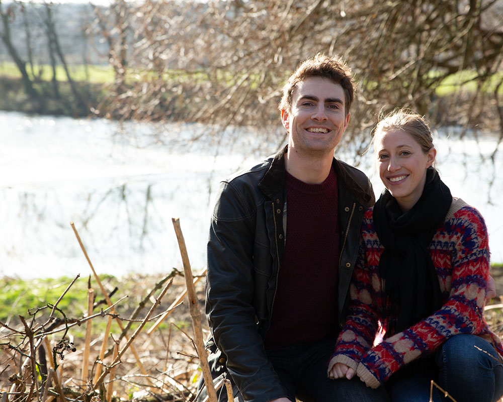 Personality-Filled Engagement Photography – Leeds & Yorkshire 8 19 leeds engagement kirkstall abbey zoe andrew by water
