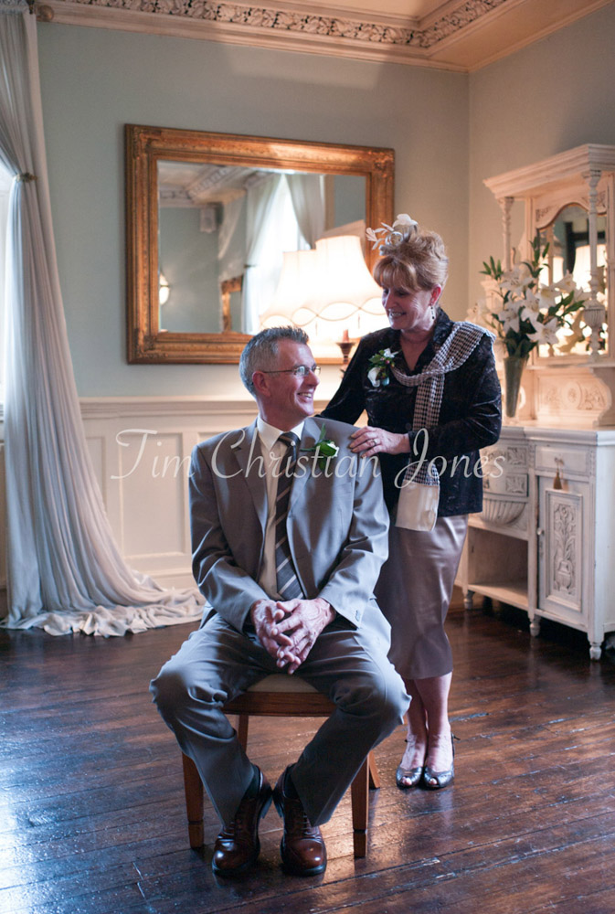 The groom's parents
