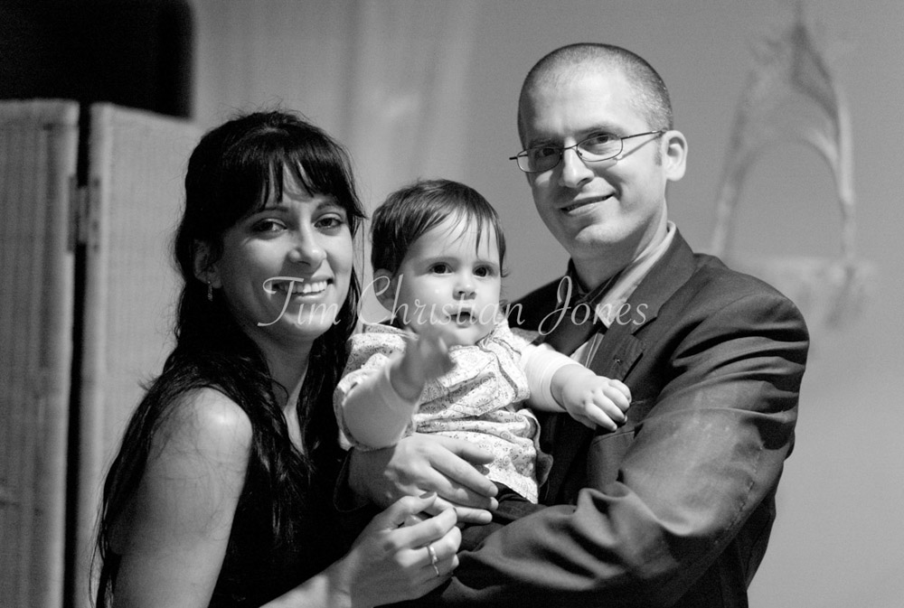 Cute family portrait